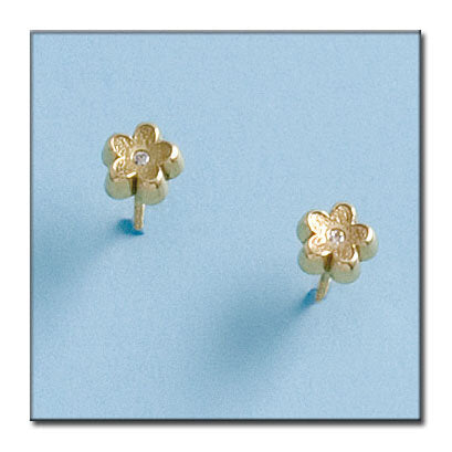 PENDIENTES ORO 18KL FLOR