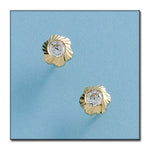 PENDIENTES ORO 18KL FLOR - 7MM