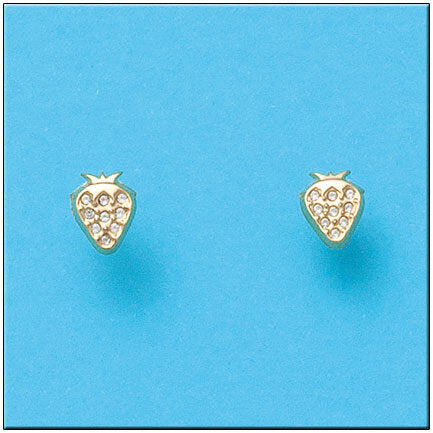 PENDIENTES ORO 18KL FRESAS