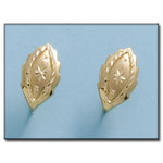 PENDIENTES ORO 18KL HOJA