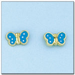 PENDIENTES ORO 18KL MARIPOSA