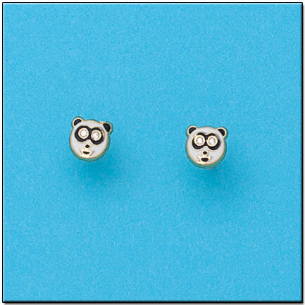 PENDIENTES ORO 18KL OSO PANDA