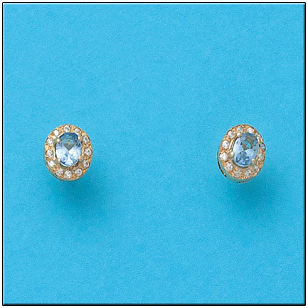 PENDIENTES ORO 18KL OVAL