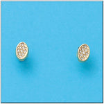 PENDIENTES ORO 18KL OVALADO