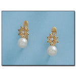 PENDIENTES ORO 18KL PERLAS
