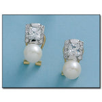 PENDIENTES ORO 18KL PERLAS