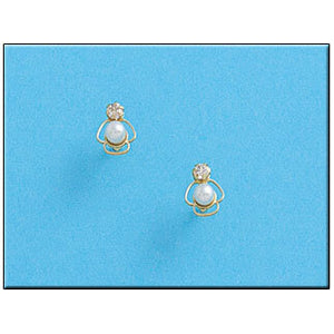 PENDIENTES ORO 18KL PERLAS