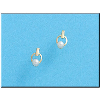PENDIENTES ORO 18KL PERLAS