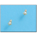 PENDIENTES ORO 18KL PERLAS