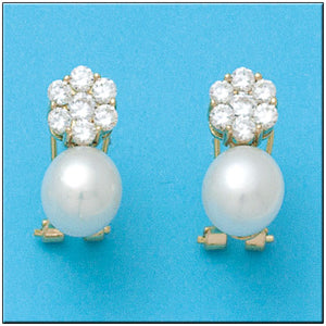 PENDIENTES ORO 18KL PERLAS CULTIVADAS