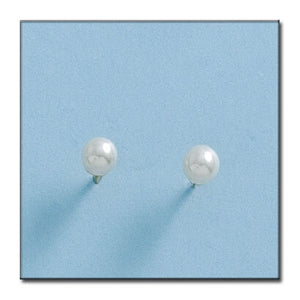 PENDIENTES ORO 18KL PERLAS SHELL 4MM