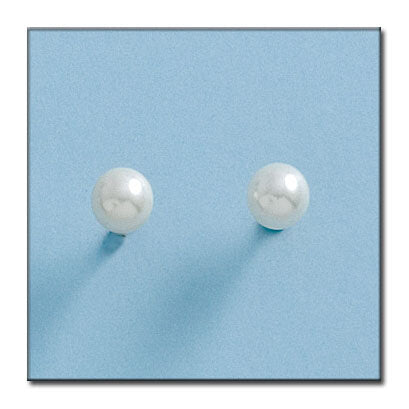 PENDIENTES ORO 18KL PERLAS SHELL 5MM