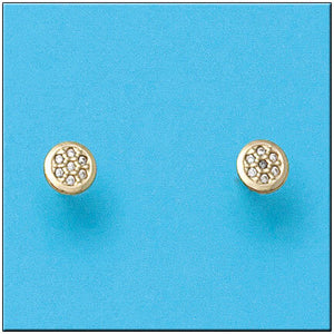 PENDIENTES ORO 18KL REDONDOS 6MM