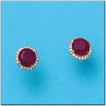 PENDIENTES ORO 18KL REDONDOS - 8MM