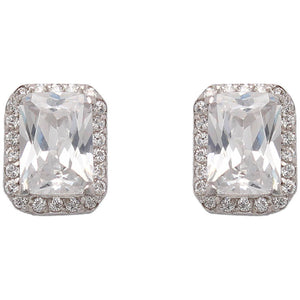 PENDIENTES ORO BLANCO 18KL