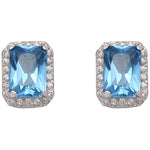 PENDIENTES ORO BLANCO 18KL