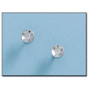 PENDIENTES ORO BLANCO 18KL