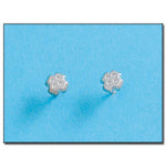 PENDIENTES ORO BLANCO 18KL