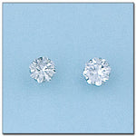 PENDIENTES ORO BLANCO 18KL