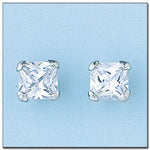 PENDIENTES ORO BLANCO 18KL