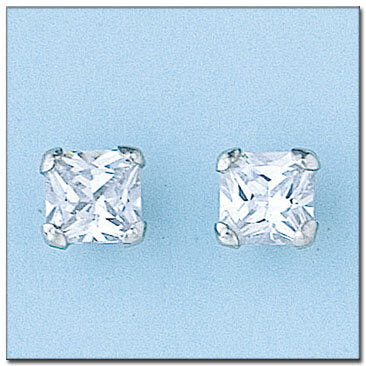 PENDIENTES ORO BLANCO 18KL