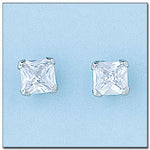 PENDIENTES ORO BLANCO 18KL