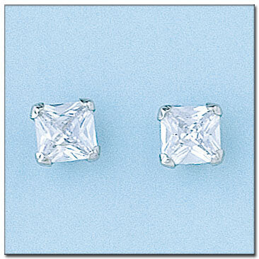 PENDIENTES ORO BLANCO 18KL