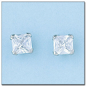 PENDIENTES ORO BLANCO 18KL