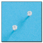 PENDIENTES ORO BLANCO 18KL CIRCONITAS