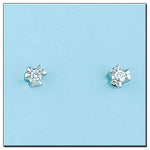 PENDIENTES ORO BLANCO 18KL DIAMANTES