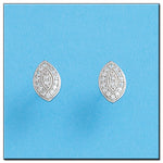 PENDIENTES ORO BLANCO 18KL DIAMANTES