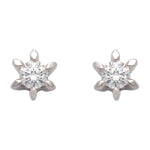 PENDIENTES ORO BLANCO 18KL DIAMANTES