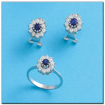 PENDIENTES ORO BLANCO 18KL DIAMANTES 