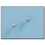 PENDIENTES ORO BLANCO 18KL FLOR