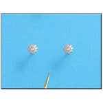 PENDIENTES ORO BLANCO 18KL MARGARITA