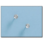 PENDIENTES ORO BLANCO 18KL REDONDOS