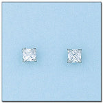 PENDIENTES ORO BLANCO DE 18KL 