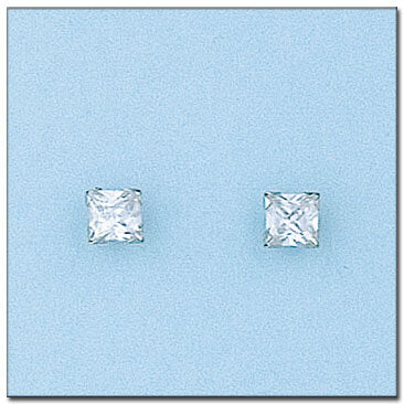 PENDIENTES ORO BLANCO DE 18KL 