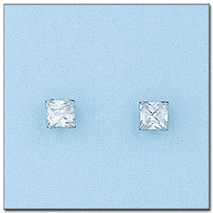 PENDIENTES ORO BLANCO DE 18KL 