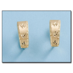 PENDIENTES ORO TALLADO