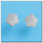 PENDIENTESN ORO BLANCO 18KL DIAMANTES