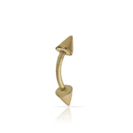 PIERCING ORO 18KL CEJA PINCHOS