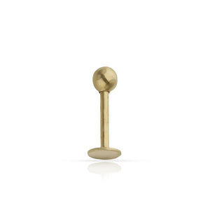PIERCING ORO 18KL LABIO BOLA