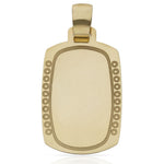 PLACA ORO 18KL CIRCULO - 26X38MM - Peso: 4.90 gr 