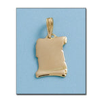 PLACA ORO 18KL PERGAMINO - 13x18MM - Peso: 1.60 gr 
