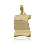 PLACA ORO 18KL PERGAMINO - 16X23MM - Peso: 2.05 gr 