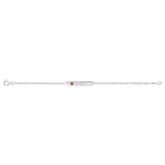 Pulsera Argyor bb lacado rojo AG rod