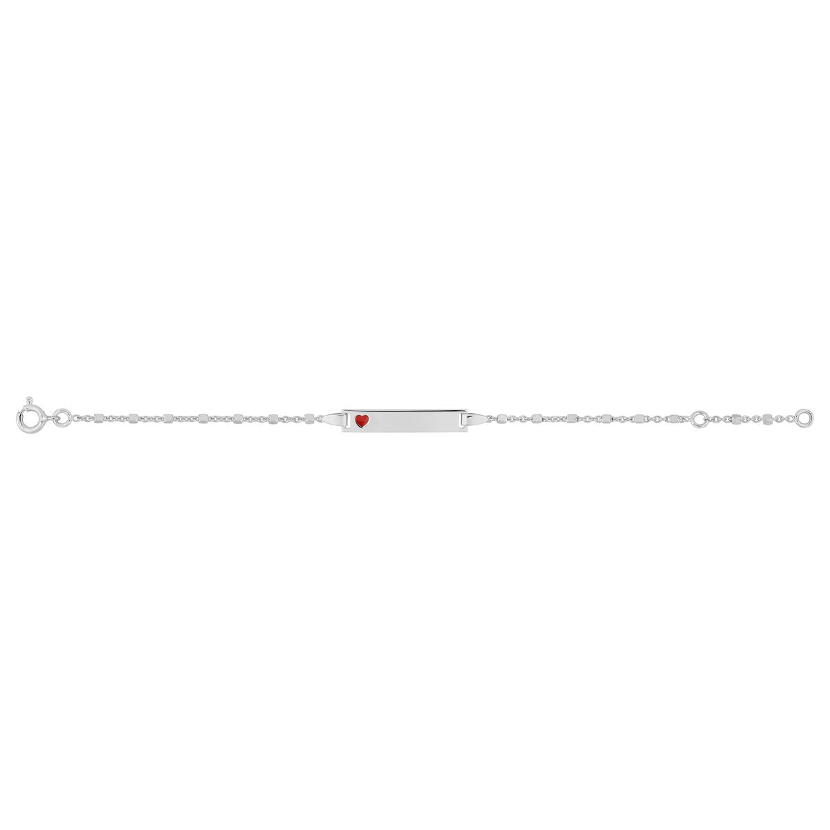 Pulsera Argyor bb lacado rojo AG rod