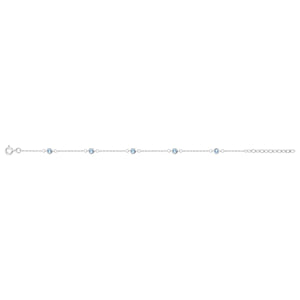 Pulsera Argyor cir. az cielo AG rod