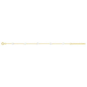 Pulsera Argyor PERLA CULTIVADA A.DUL PLAQUÉ OR